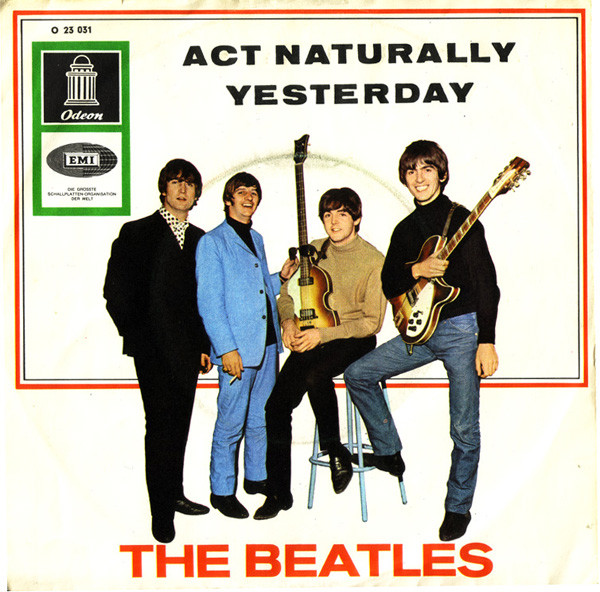 Cover zu The Beatles - Act Naturally / Yesterday | 1965 | Vinyl | Rock | Germany