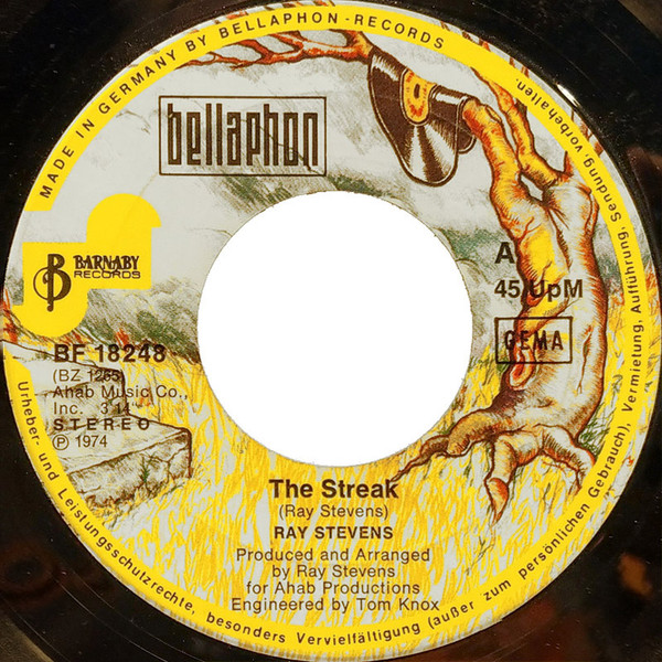 Cover zu Ray Stevens - The Streak | 1974 | Vinyl | Rock, Pop | Germany