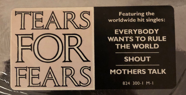 Cover zu Tears For Fears - Songs From The Big Chair | 1985 | Vinyl | Electronic, Rock | US