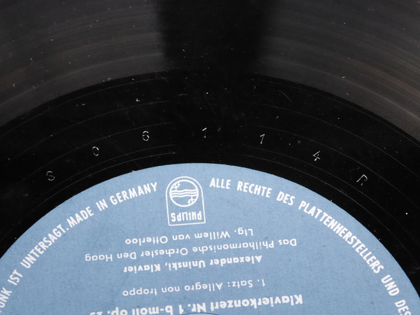 Cover zu Alexander Uninsky, The Hague Philharmonic, Willem Van Otterloo - P. I. Tschaikowsky, Klavierkonzert Nr.1 B-moll Op. 23 | 1956 | Vinyl | Classical | Germany