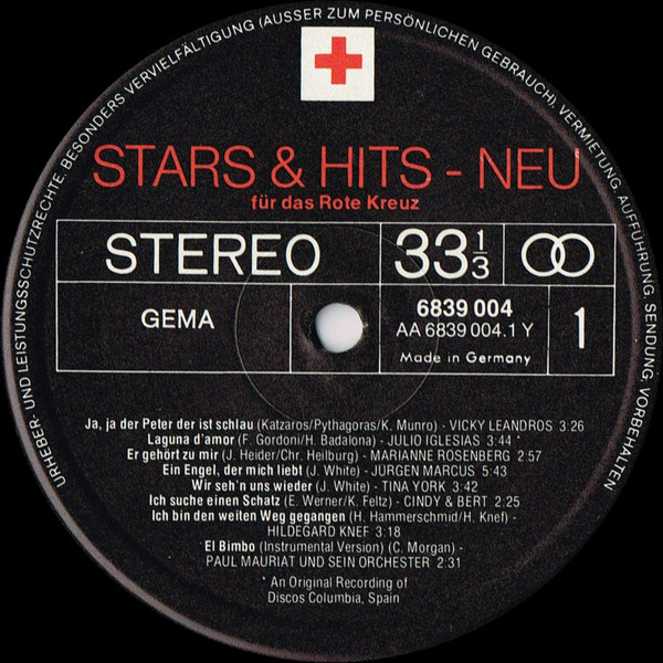 Cover zu Various - Stars + Hits - Neu | 1975 | Vinyl | Pop, Folk, World, & Country | Germany Schallplatten Ankauf