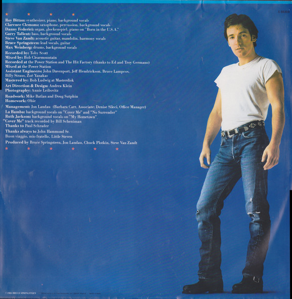 Cover zu Bruce Springsteen - Born In The U.S.A. | 1984 | Vinyl, LP, Album | Rock | Europe