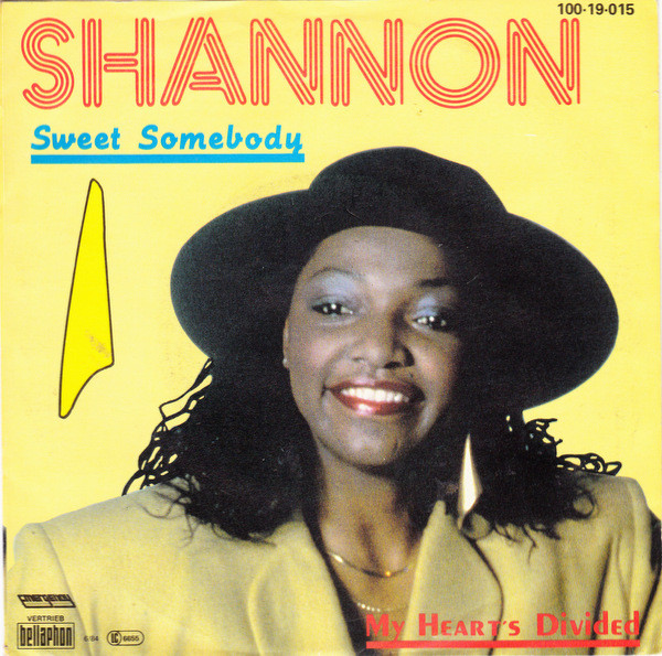 Cover zu Shannon - Sweet Somebody / My Heart's Divided | 1984 | Vinyl | Electronic | Germany Schallplatten Ankauf
