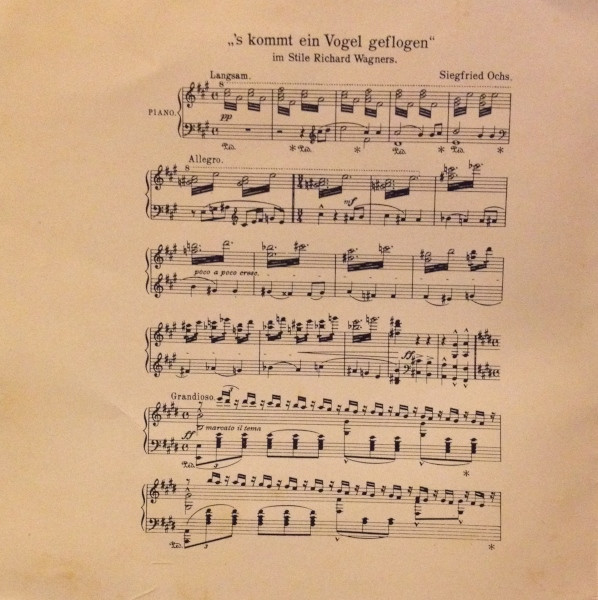 Cover zu Siegfried Ochs - Wiener Volksopernorchester, Franz Bauer-Theussl - Kommt Ein Vogel Geflogen | Vinyl | Pop, Classical, Folk, World, & Country | Germany