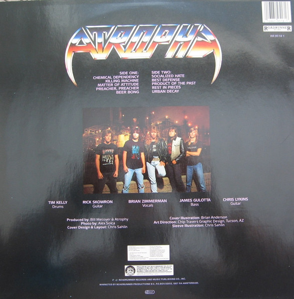 Cover zu Atrophy (2) - Socialized Hate | 1988 | Vinyl | Rock | Europe