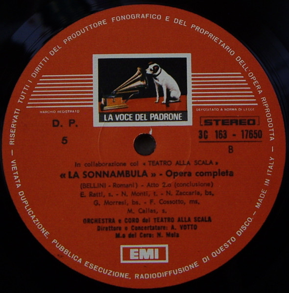Cover zu Vincenzo Bellini - Maria Callas - Nicola Monti - Nicola Zaccaria - Fiorenza Cossotto - Eugenia Ratti - Giuseppe Morresi - Orchestra Del Teatro Alla Scala E Coro Del Teatro Alla Scala, Antoni