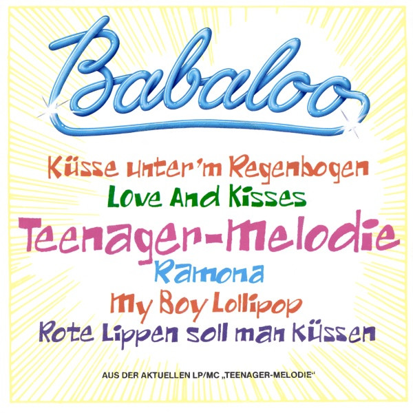 Cover zu Babaloo - Teenager-Melodie | 1986 | Vinyl | Pop | Germany Schallplatten Ankauf