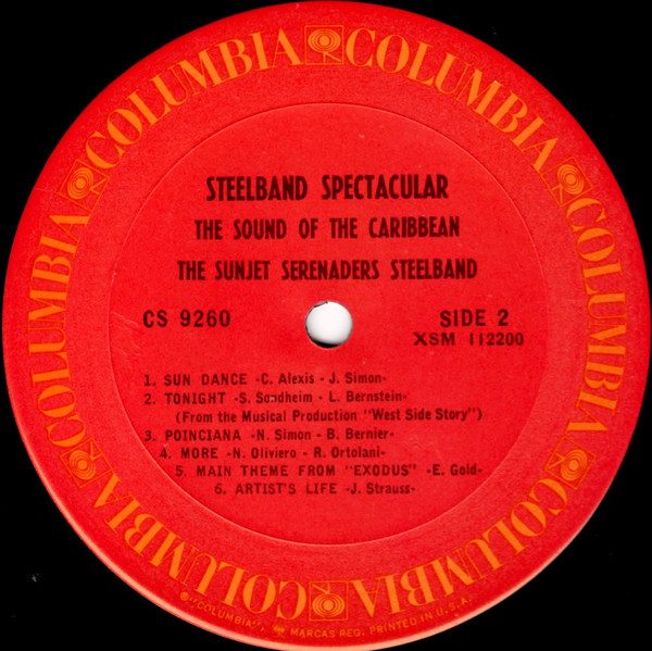 Cover zu The Sunjet Serenaders Steelband - Steelband Spectacular - The Sound Of The Caribbean | 1966 | Vinyl | Folk, World, & Country | US