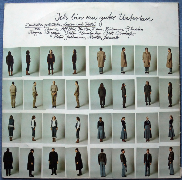 Cover zu Schauspiel Stuttgart - O, Liebste Wie Nenn Ich Dich - Ich Bin Ein Guter Untertan | 1976 | Vinyl | Non-Music, Pop, Classical | Germany