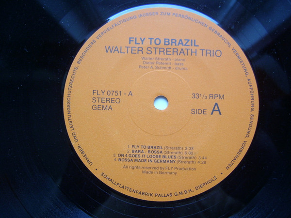Cover zu Walter Strerath Trio - Fly To Brazil | 1975 | Vinyl | Jazz, Latin | Germany