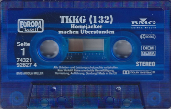 Cover zu Stefan Wolf - TKKG 132 - Homejacker Machen Überstunden | 2002 | Vinyl | Non-Music, Children's | Germany Schallplatten Ankauf