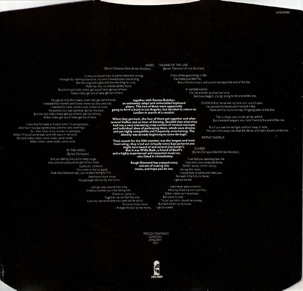 Cover zu Rough Diamond (2) - Rough Diamond | 1977 | Vinyl | Rock | UK