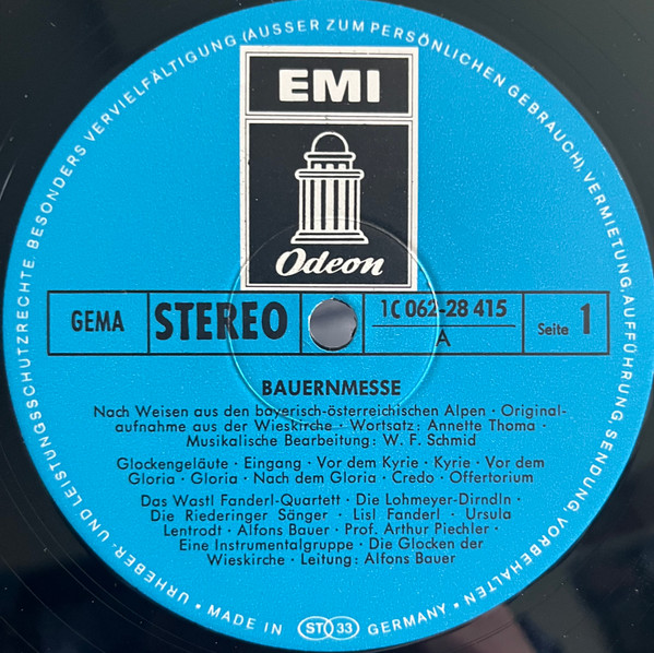 Cover zu Various - Bauernmesse | Vinyl | Classical, Folk, World, & Country | Germany