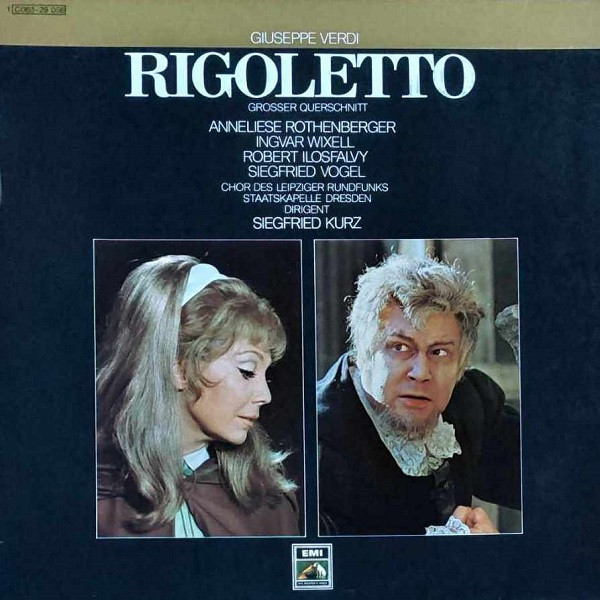 Bild Giuseppe Verdi – Rundfunkchor Leipzig, Staatskapelle Dresden, Siegfried Kurz – Rigoletto | 1972 | Vinyl, LP, Stereo | Classical | Germany Schallplatten Ankauf
