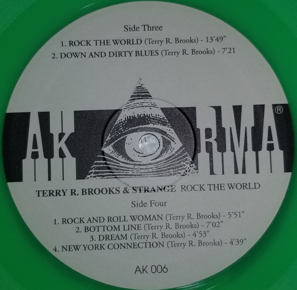 Cover zu Terry Brooks & Strange - Rock The World | 1998 | Vinyl | Rock | Italy