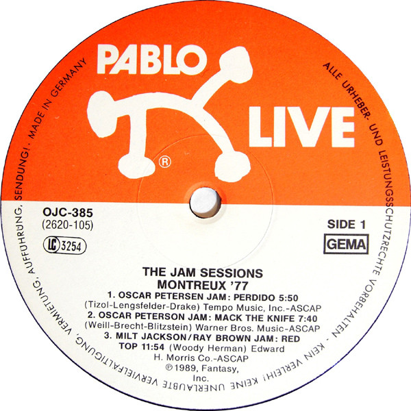 Cover zu Various - The Montreux Jam Sessions | 1989 | Vinyl | Jazz | Germany