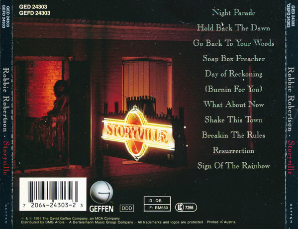 Cover zu Robbie Robertson - Storyville | 1991 | Vinyl | Rock | Europe