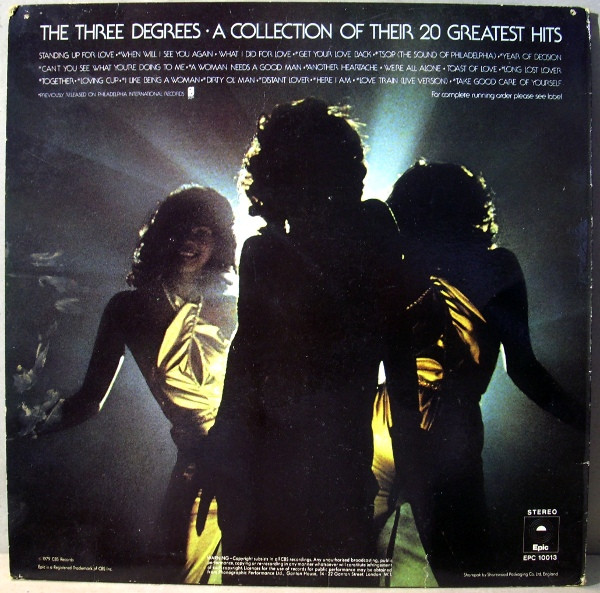 Cover zu The Three Degrees - A Collection Of Their 20 Greatest Hits | 1979 | Vinyl | Funk / Soul | UK