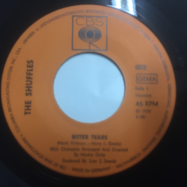 Cover zu The Shuffles - Bitter Tears | 1970 | Vinyl | Rock, Pop | Germany