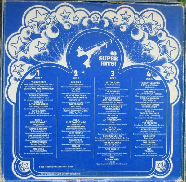Cover zu Various - 40 Super Hits | 1980 | Vinyl | Pop | Netherlands Schallplatten Ankauf
