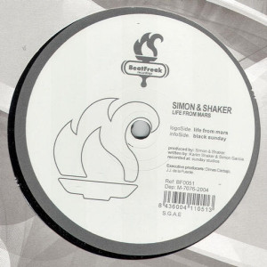 Cover zu Simon & Shaker - Life From Mars | 2004 | Vinyl | Electronic | Spain Schallplatten Ankauf