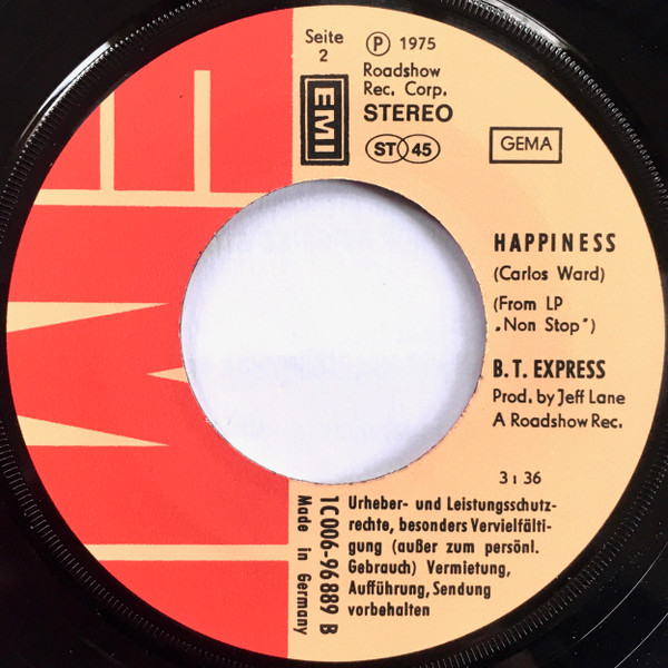 Cover zu B.T. Express - Give It What You Got | 1975 | Vinyl, 7