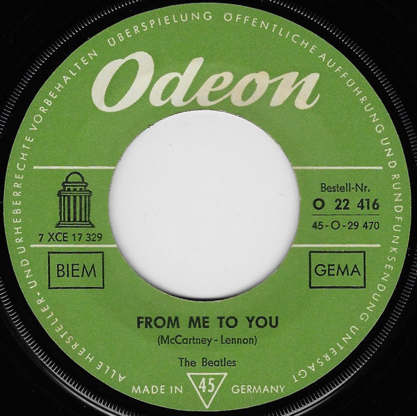 Cover zu The Beatles - From Me To You | 1963 | Vinyl | Rock, Pop | Germany Schallplatten Ankauf