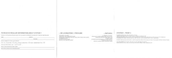 Cover zu System 7 - Point 3 - Fire Album | 1994 | Vinyl | Electronic | Germany