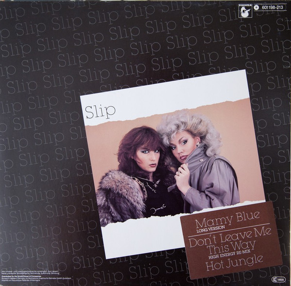 Cover zu Slip (2) - Mamy Blue | 1984 | Vinyl | Electronic | Germany Schallplatten Ankauf