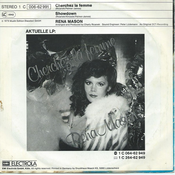 Cover zu Rena Mason - Cherchez La Femme | 1979 | Vinyl | Electronic, Funk / Soul | Germany Schallplatten Ankauf