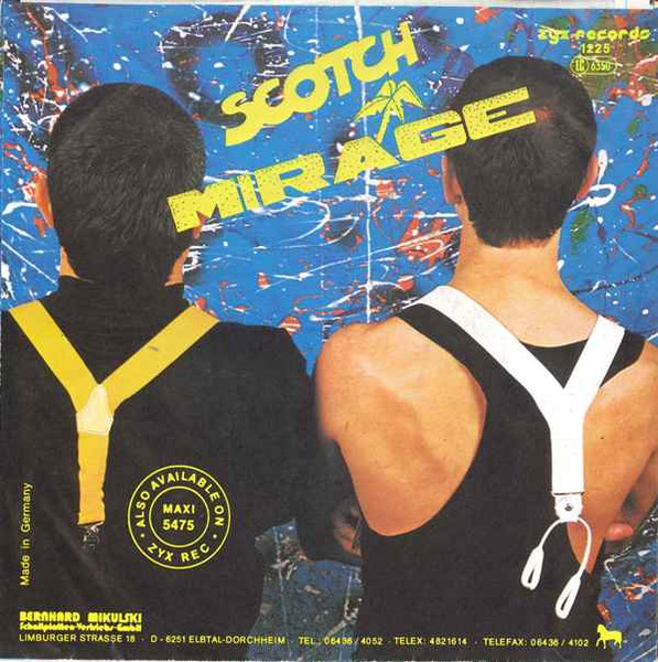 Cover zu Scotch - Mirage | 1986 | Vinyl | Electronic | Germany