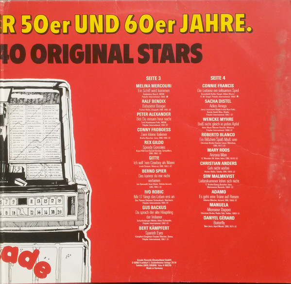 Cover zu Various - 40 Super-Schlager | 1975 | Vinyl | Pop | Germany