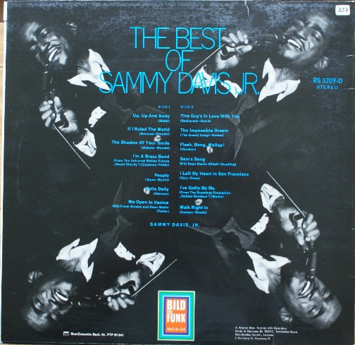Cover zu Sammy Davis Jr. - The Best Of Sammy Davis Jr. | Vinyl | Jazz | Germany Schallplatten Ankauf