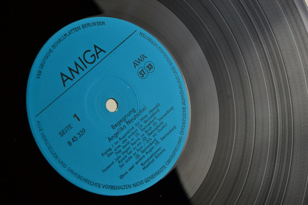 Cover zu Angelika Neutschel - Begegnung | 1988 | Vinyl | Pop, Folk, World, & Country | German Democratic Republic (GDR)