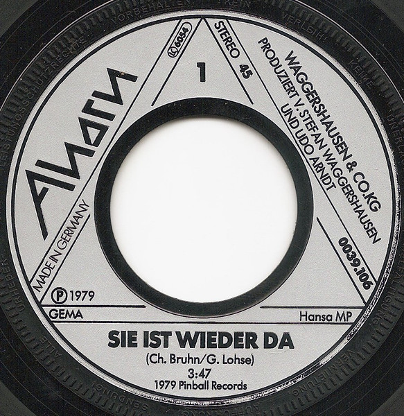 Cover zu Stefan Waggershausen & Co. KG. - Sie Ist Wieder Da / Mona | Vinyl | Rock, Pop | Germany Schallplatten Ankauf