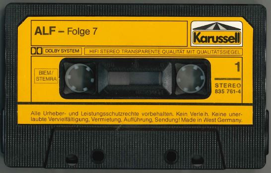 Cover zu Siegfried Rabe - ALF Folge 7 - Wenn Schwiegermutter Kommt / Die Fernsehfamilie | 1988 | Vinyl | Non-Music, Children's | Germany Schallplatten Ankauf
