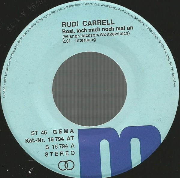 Cover zu Rudi Carrell - Rosi, Lach Mich Noch Mal An | 1976 | Vinyl | Pop | Germany Schallplatten Ankauf