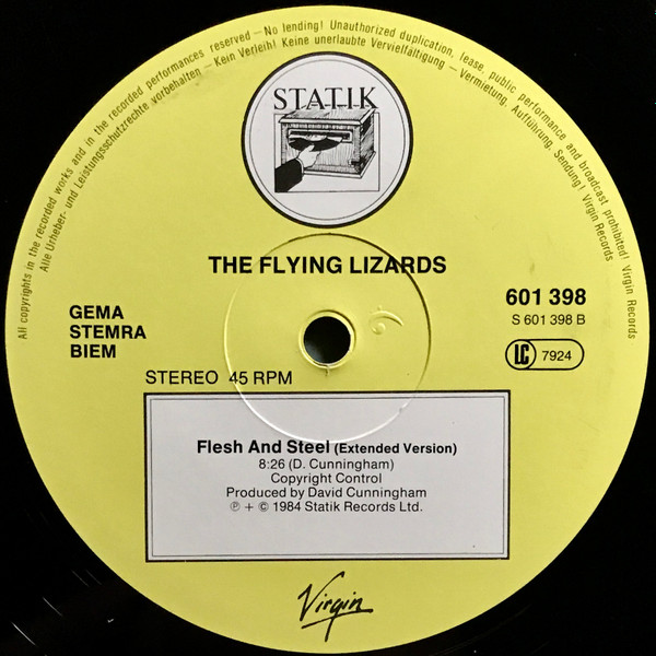 Cover zu The Flying Lizards - Sex Machine | 1984 | Vinyl | Electronic | Europe Schallplatten Ankauf