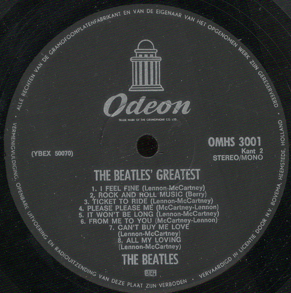 Cover zu The Beatles - Beatles' Greatest | Vinyl | Rock | Netherlands