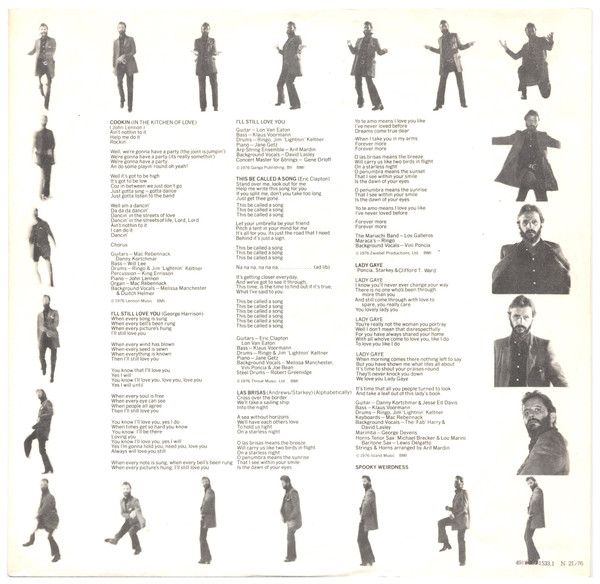 Cover zu Ringo Starr - Ringo's Rotogravure | 1976 | Vinyl | Rock, Pop | Germany