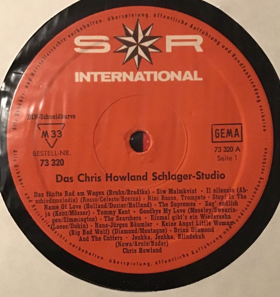 Cover zu Various - Das Chris Howland Schlager-Studio | 1966 | Vinyl | Pop | Germany