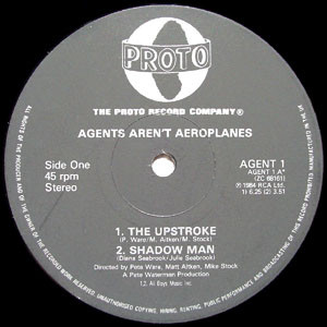 Cover zu Agents Aren't Aeroplanes - The Upstroke | 1984 | Vinyl | Electronic | UK