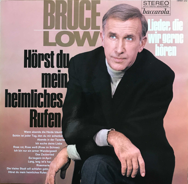 Cover zu Bruce Low - Hörst Du Mein Heimliches Rufen (Lieder, Die Wir Gerne Hören) | Vinyl | Pop | Germany Schallplatten Ankauf