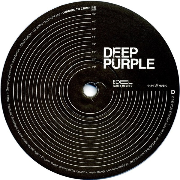 Cover zu Deep Purple - Turning To Crime | 2021 | Vinyl | Jazz, Rock, Blues, Folk, World, & Country | Germany