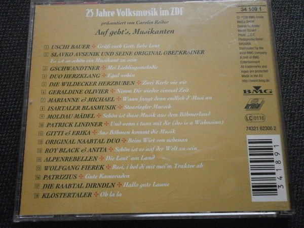 Cover zu Various - Auf Geht's Musikanten Vol. 1 | 1998 | Vinyl | Folk, World, & Country | Europe