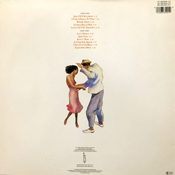 Cover zu Chris Rea - Dancing With Strangers | 1987 | Vinyl, LP, Album | Rock, Pop | Europe