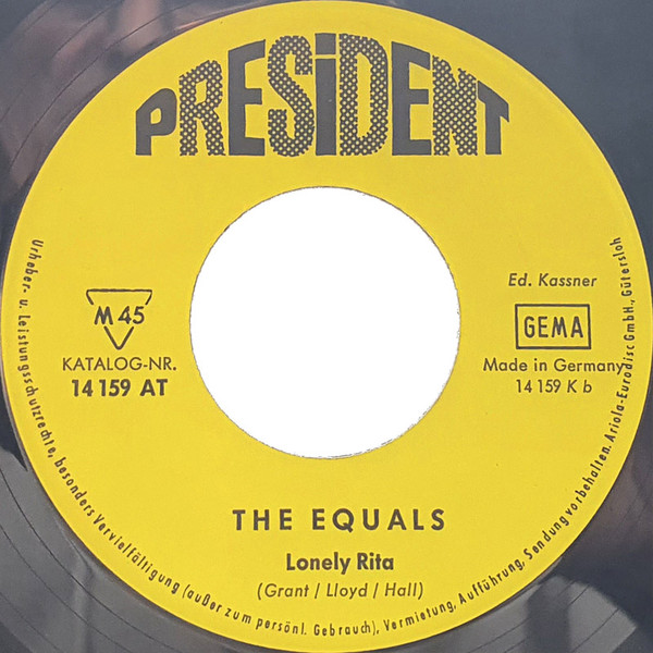 Cover zu The Equals - Softly, Softly / Lonely Rita | 1968 | Vinyl | Funk / Soul | Germany Schallplatten Ankauf