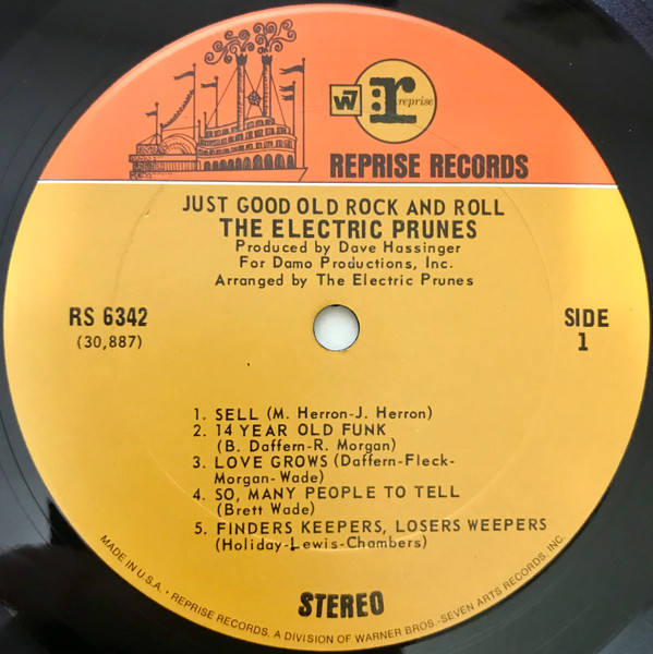 Cover zu The Electric Prunes - Just Good Old Rock And Roll | 1969 | Vinyl, LP, Album, Stereo | Rock | US Schallplatten Ankauf