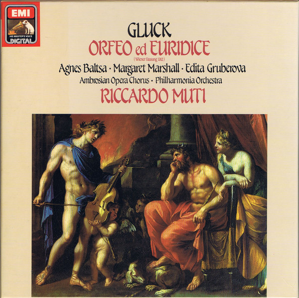 Cover zu Christoph Willibald Gluck — Agnes Baltsa, Margaret Marshall, Edita Gruberova, The Ambrosian Opera Chorus, Philharmonia Orchestra / Riccardo Muti - Orfeo Ed Euridice (Wiener Fassung 1762)