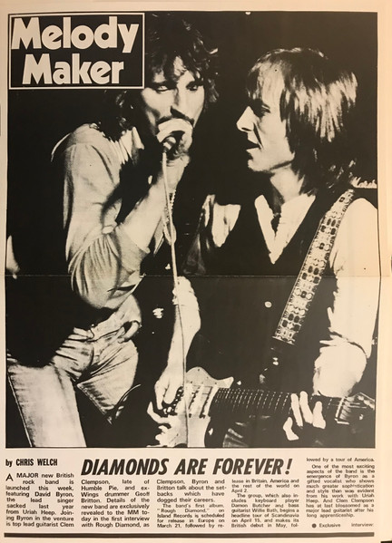 Cover zu Rough Diamond (2) - Rough Diamond | 1977 | Vinyl | Rock | UK